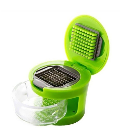 2Pcs Kitchen Pressing Vegetable Onion Garlic Food Slicer Chopper Cutter Mincer
