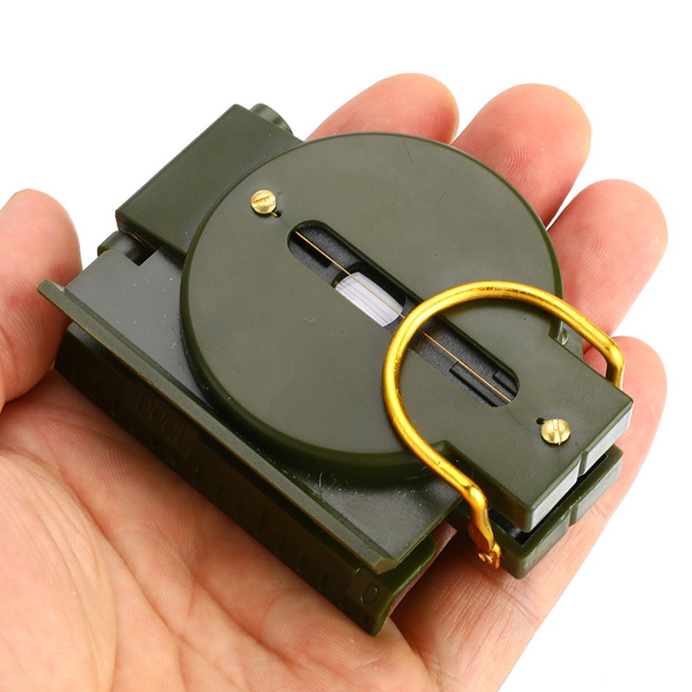 Multifunction Portable Folding Lens Outdoor Camping Military Compass Navigation Tool
