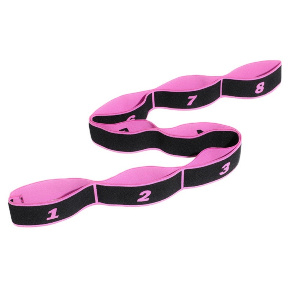 2Pcs Yoga Pull Strap Belt Latin Training Stretch Fitness Elastic Resistance Bands