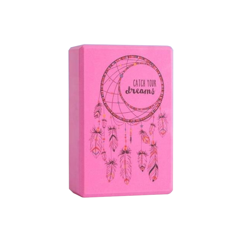 2 / Pcs Eva Yoga Block With Pilates Flexibility Stretching Strap Fitness