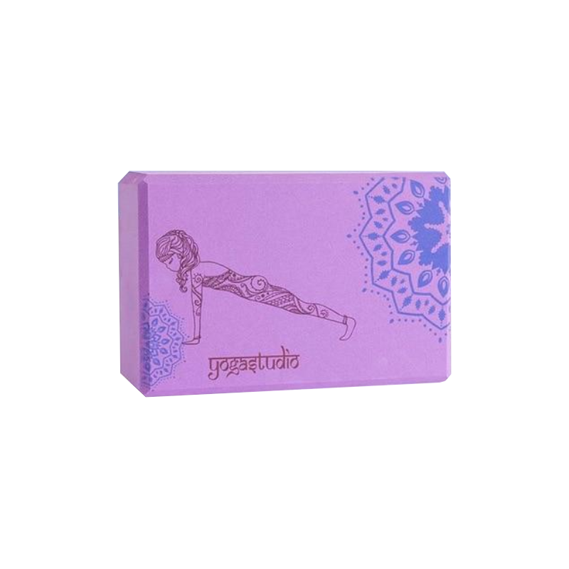 2 / Pcs Eva Yoga Block With Pilates Flexibility Stretching Strap Fitness