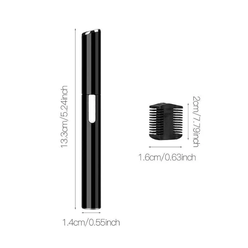 2Pcs Electric Eyebrow Shaver Hair Removal Blade Trimmer For Men Women