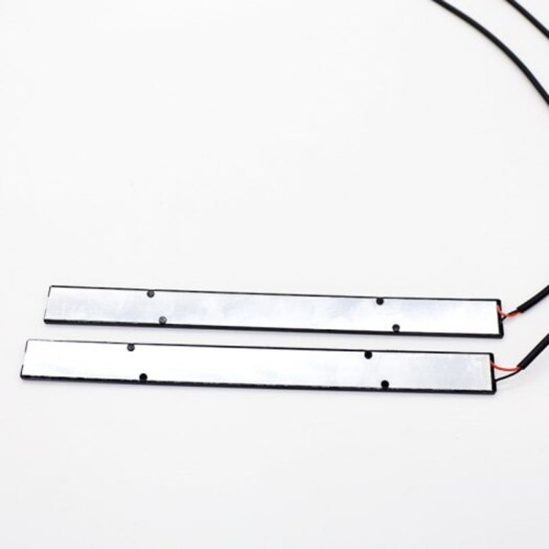 2Pcswaterproof Cob Strip Xenon White Led 14Cm Drl Fog Driving Lamp 12V