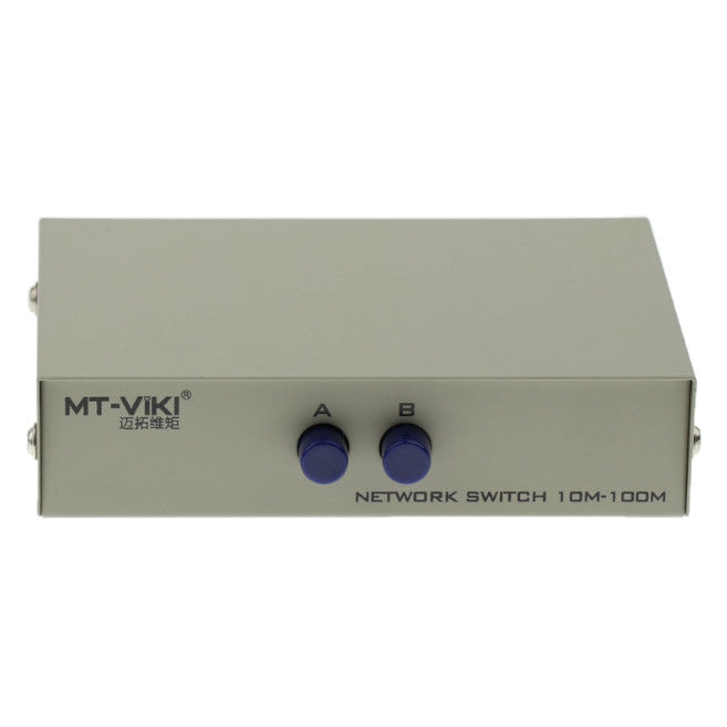 2Port A B Manual Network Sharing Switch Box 2In1 1In2 Rj45 Ethernet Switcher