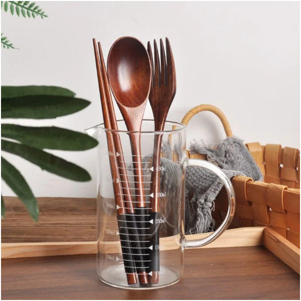 2Set Dinnerware Kitchen Tableware Fork Coffee Spoon Chopsticks Flatware Portable Dining