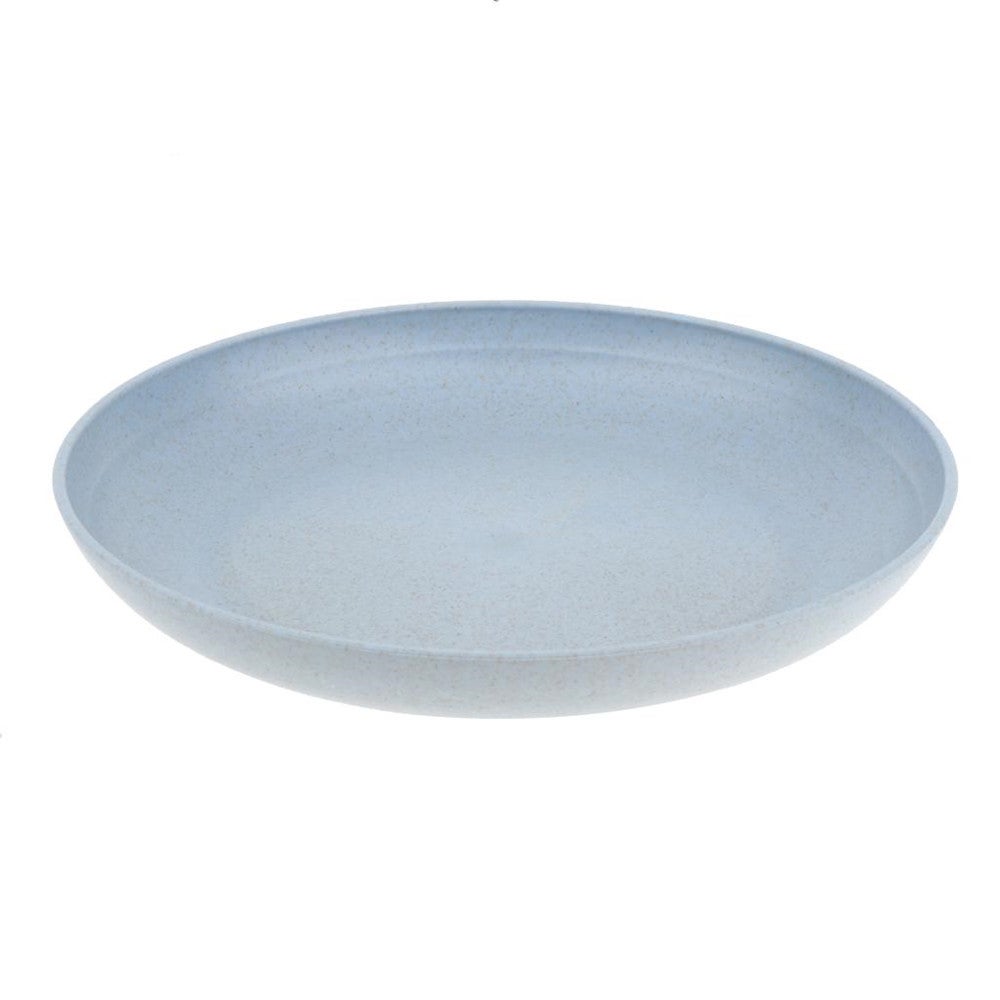 2Sets 4 Pcs / Wheat Straw Healthy Dinner Plates Serving Dishes Round Shape 20Cm Dia. Outdoor Camping Home Lunch