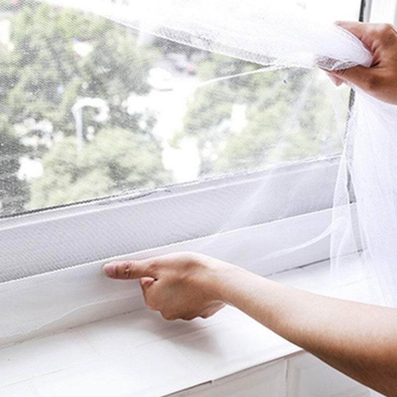 2X Or 4X Removable Fly Screens Diy Self Adhesive Anti Mosquito Net