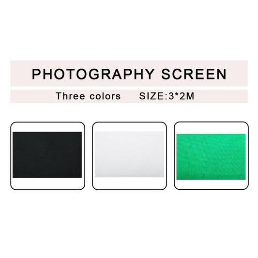 3 2M Photography Studio Non Woven Screen Backdrop Background White