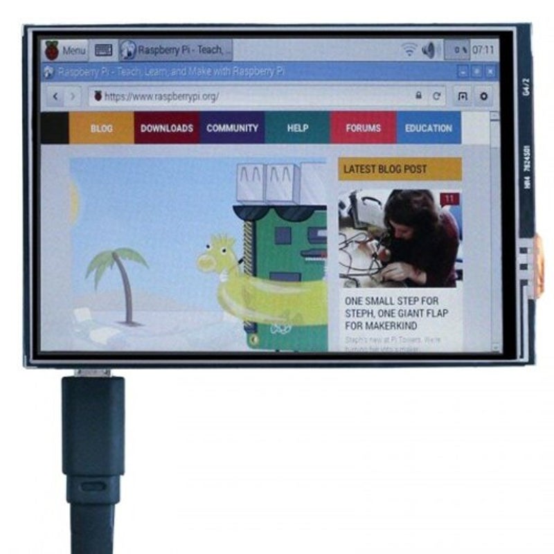 3.5 Inch Resistance Touch Screen Black