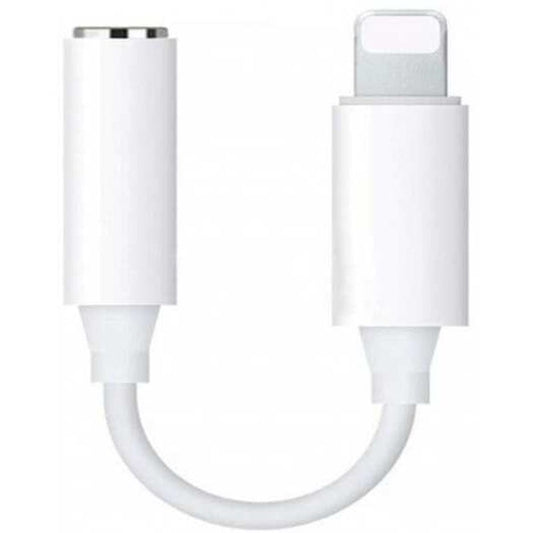 3.5 Mm Jack Aux Earphone Audio Adapter Cable For Iphone X / 8 Plus 7 White