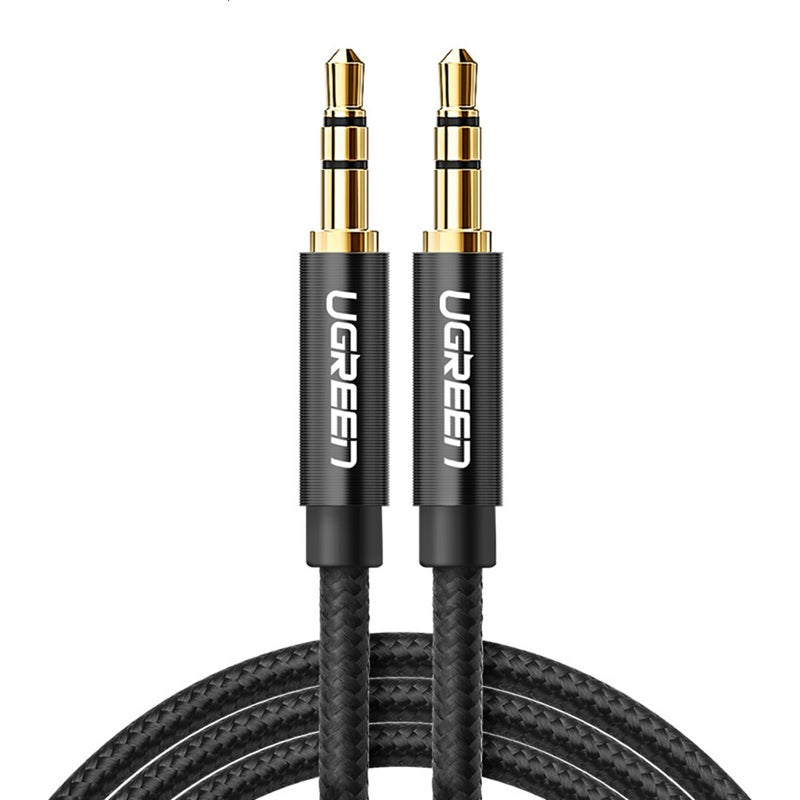 3.5Mm Audio Cable Stereo Auxiliary Cord Gold Plated Male To Braided