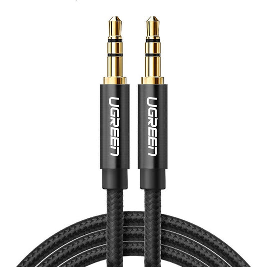 3.5Mm Audio Cable Stereo Auxiliary Cord Gold Plated Male To Braided