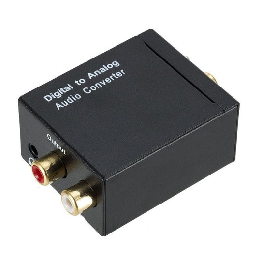 3.5Mm Digital To Analog Audio Converter Optical Fiber Coaxial Signal Adapter