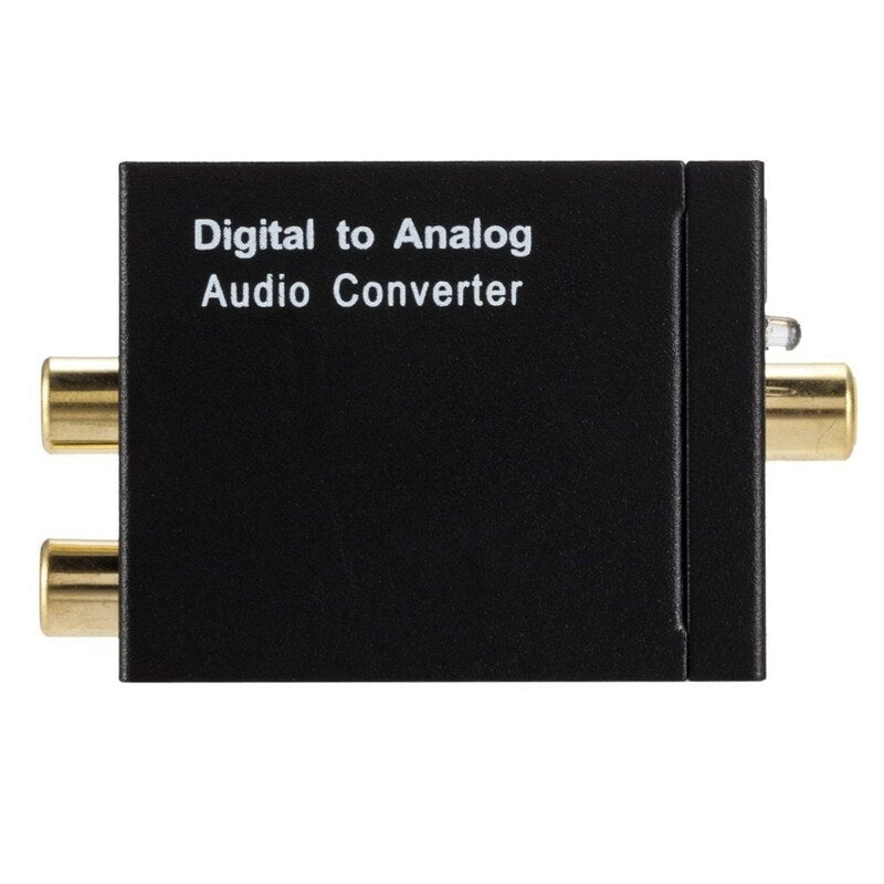 3.5Mm Digital To Analog Audio Converter Optical Fiber Coaxial Signal Adapter