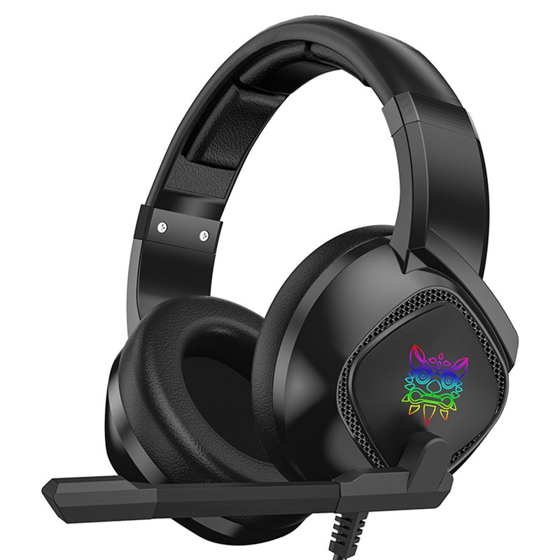 3.5Mm Gaming Headset Led Mic Headphone K19 Rgb Mobile Phone Computer Eating Chicken Headsets For Pc Laptop Ps4 Xbox