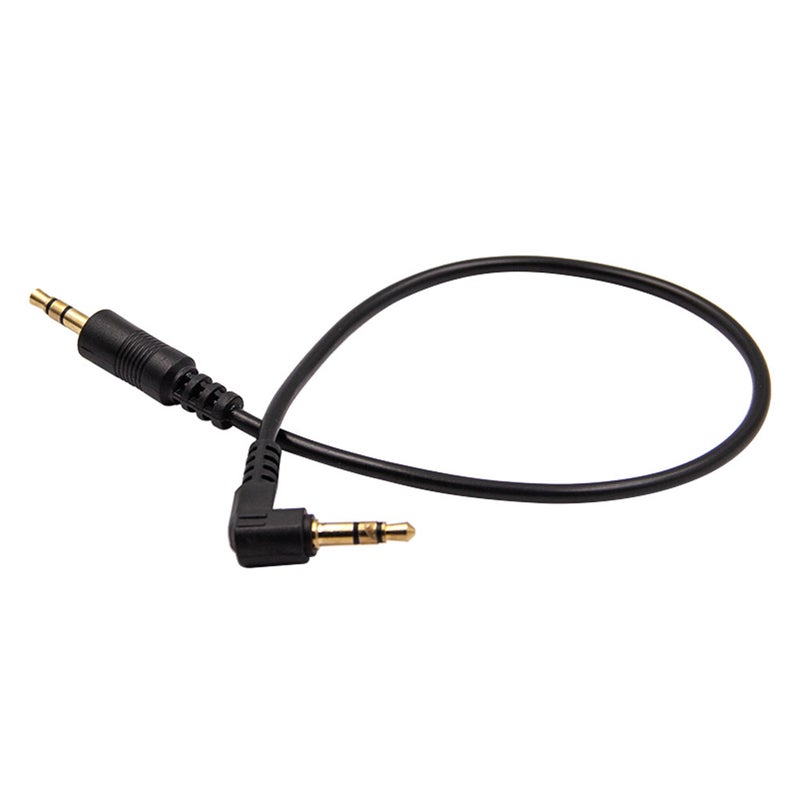 3.5Mm Male To Jack Aux Hdmi 90 Degree Right Angle For Car Headphone Mp34 Cord 0.3M