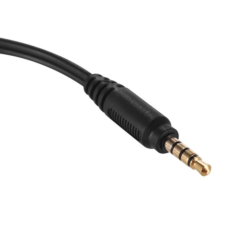 3.5Mm Microphone Adapter Cable Audio Stereo Converter Cord Two Pole Trs Female To One 4 Trrs Male Plug For Ipad Iphone S