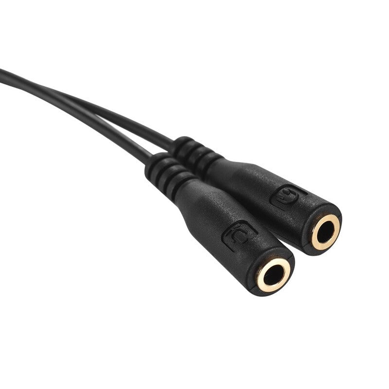 3.5Mm Microphone Adapter Cable Audio Stereo Converter Cord Two Pole Trs Female To One 4 Trrs Male Plug For Ipad Iphone S