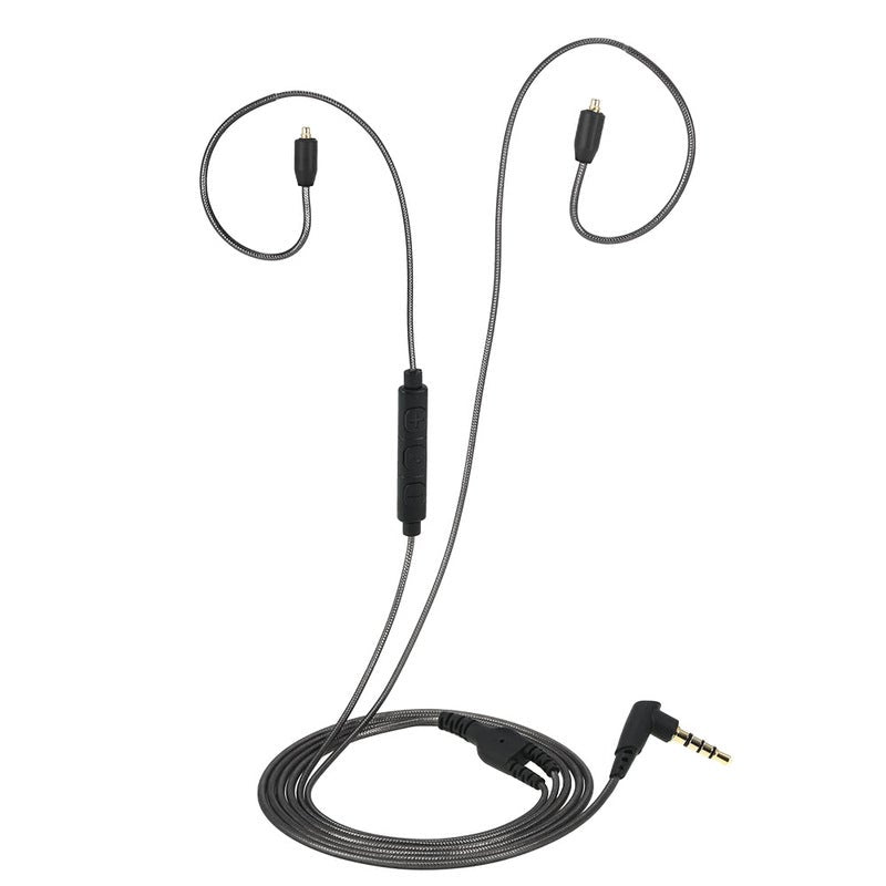 3.5Mm Wired Earphones Cable Detachable Replacement Headphone Cord / Microphone Mmcx Connector For Shure Se215 Se315 Se42