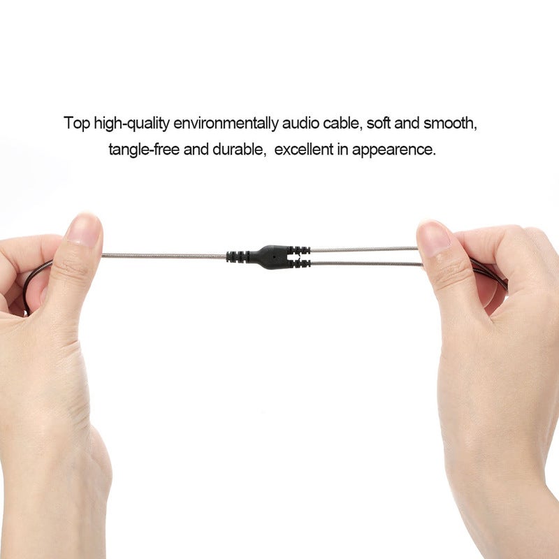 3.5Mm Wired Earphones Cable Detachable Replacement Headphone Cord / Microphone Mmcx Connector For Shure Se215 Se315 Se42