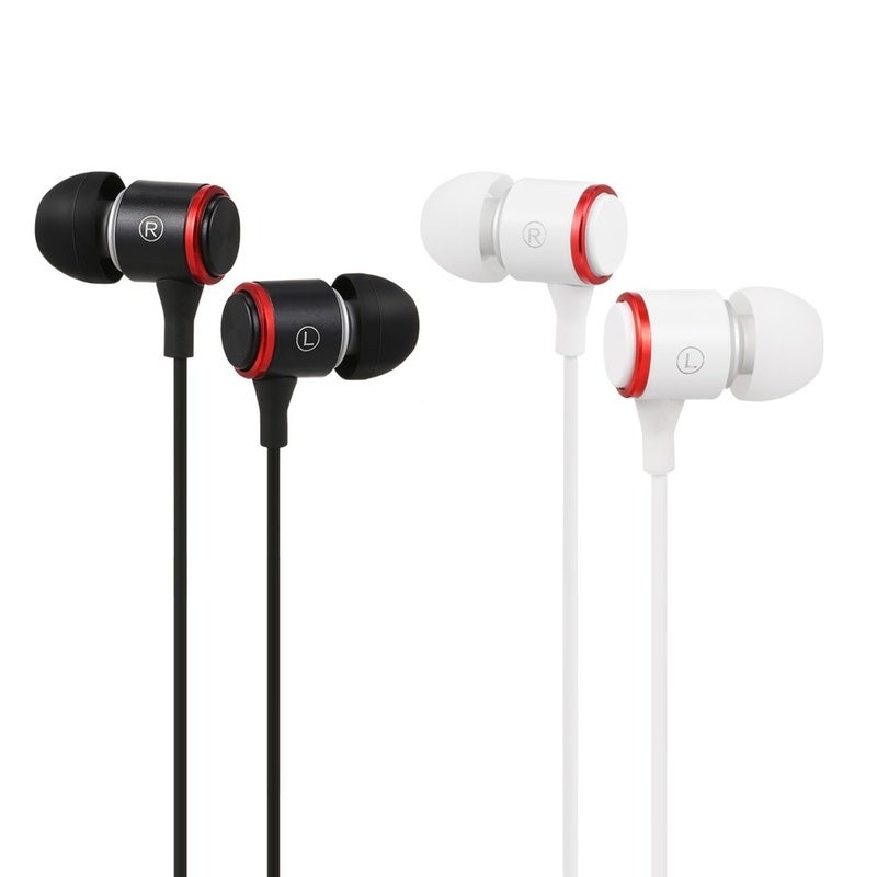 3.5Mm Wired In Ear Headphones With Mic Line Control Music Sport Headset 1.2M Cable Earphone For Smart Phones Tablet Lapt
