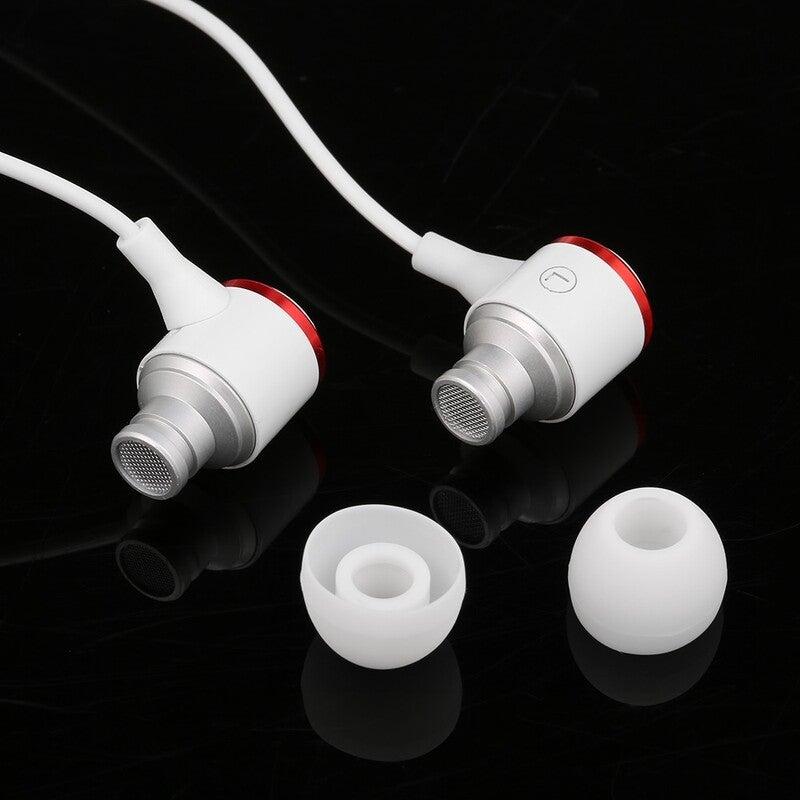 3.5Mm Wired In Ear Headphones With Mic Line Control Music Sport Headset 1.2M Cable Earphone For Smart Phones Tablet Lapt