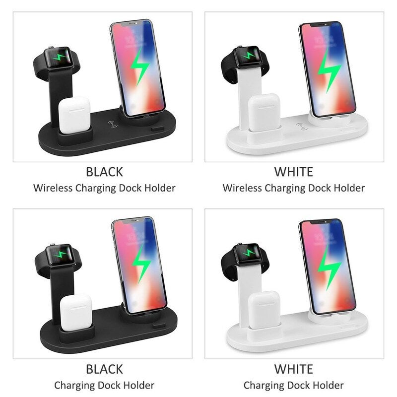 3 In 1 Chargings Dock Holder Bracket Wire Less Chargers