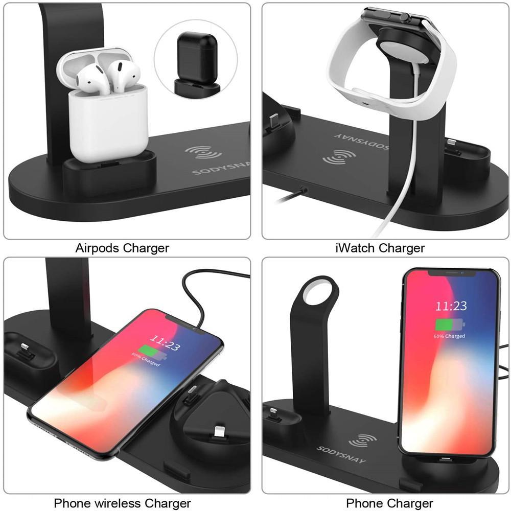 Charging Usb 3 In 1 Wireless Dock For Apple Watch Airpods