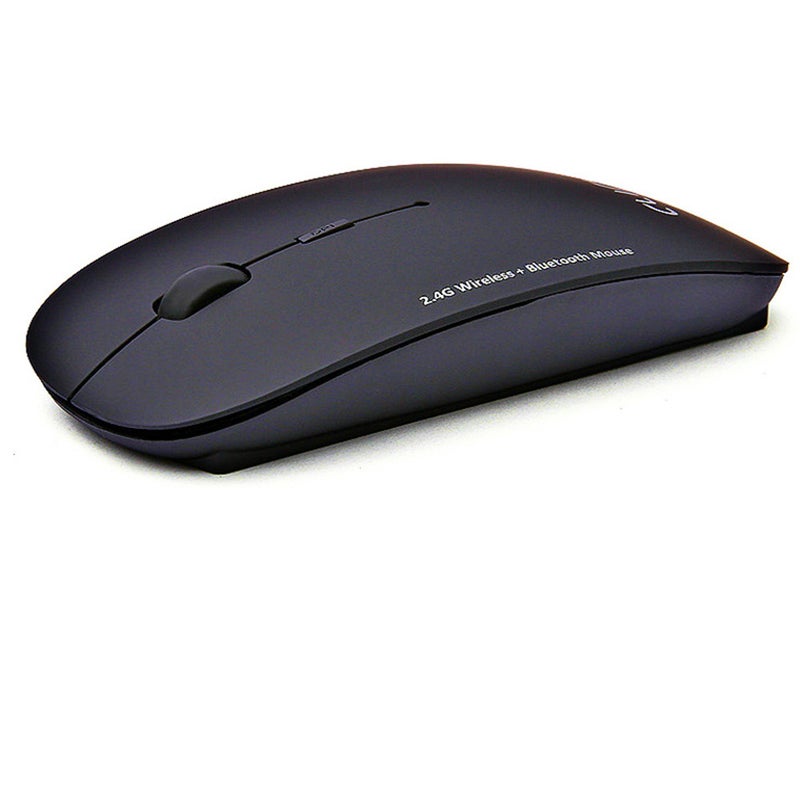 3 Mode 2.4Ghz Wireless Bluetooth In 1 Cordless Mouse 1600 Dpi Ultra Thin Ergonomic Portable Optical Mice Computer Pc