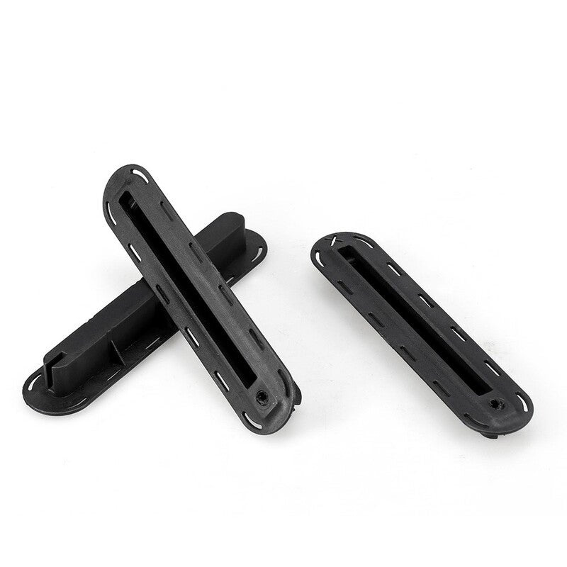 3 Pack Future Tri Fins Box Plugs Base Sup Screw Surf Set Extra Key Screws Black