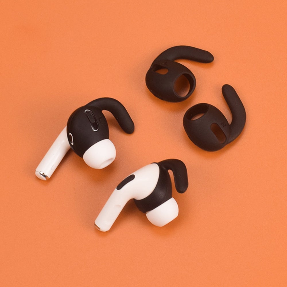 3 Pairs Airpods Pro Ear Hooks Secure Anti Slip Covers Silicone Earphone