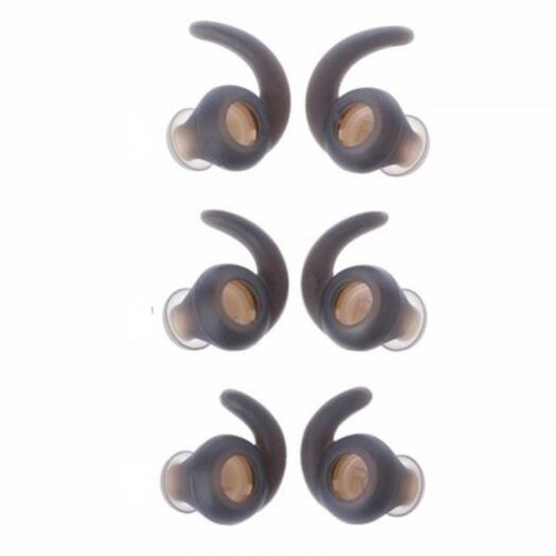 3 Pairs Silicone Earbuds Cover Soft Hook For Jbl Sports Bluetooth Earphone Black