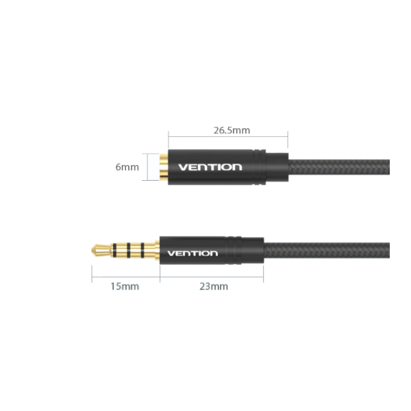 3.5Mm Audio Extension Cable Jack Male To Female Aux For Headphones Huawei P20 Iphone 6S Mp4 Player