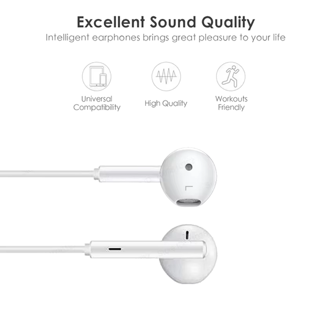 3.5Mm In-Ear Earbuds Earphone Headphone With Microphone Stereo For Phones Mp3 Mp4 Psp