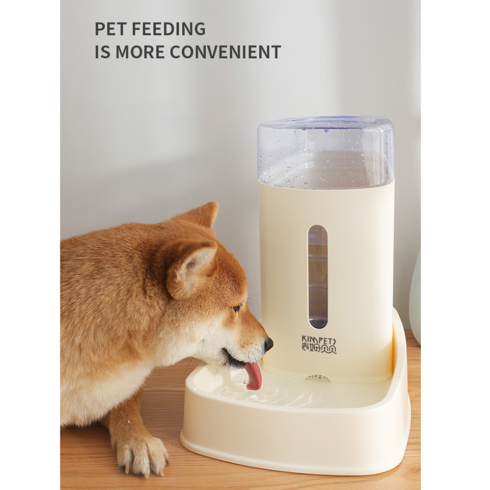 3.8L Pet Automatic Water Dispenser Large Capacity Drinking Bowl