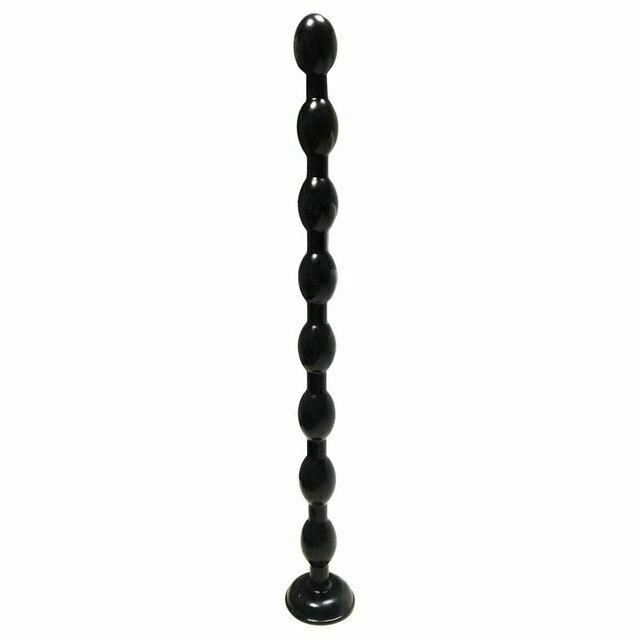 19.69 Inch Super Long Beads Anal Masturbator With Suction Cup