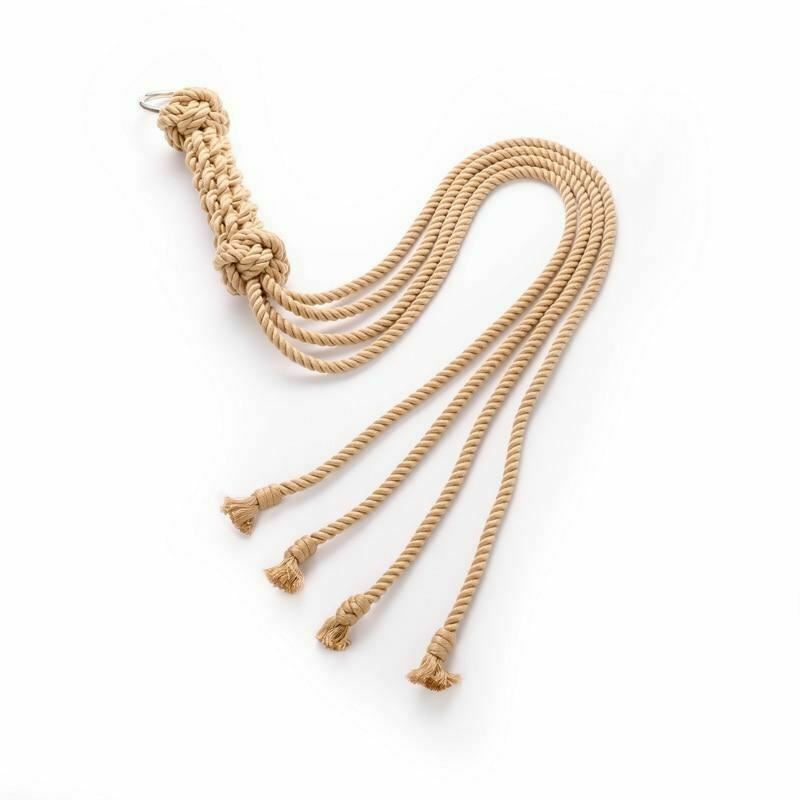 Bdsm Handmade Shibari Rope Soft Cotton Flogger Impact Toy Spanking Fetish