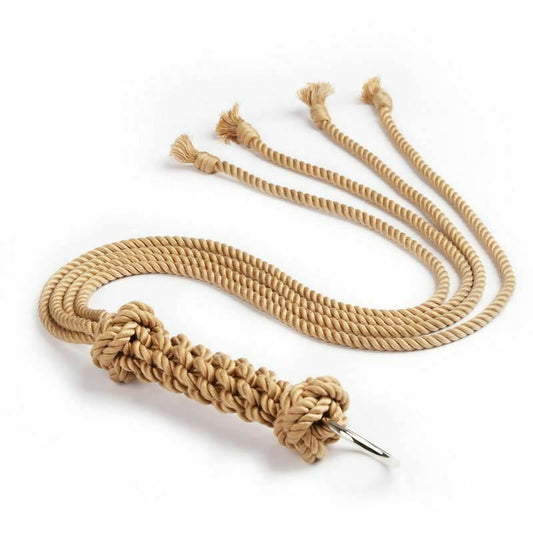 Bdsm Handmade Shibari Rope Soft Cotton Flogger Impact Toy Spanking Fetish
