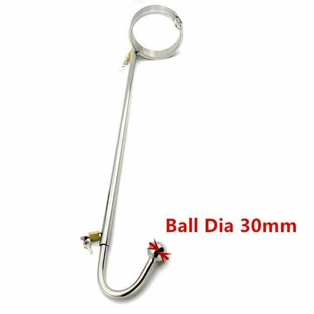 Stainless Steel Collar Slave Posture Bar Anal Hook Bondage Bdsm Restraints Kit