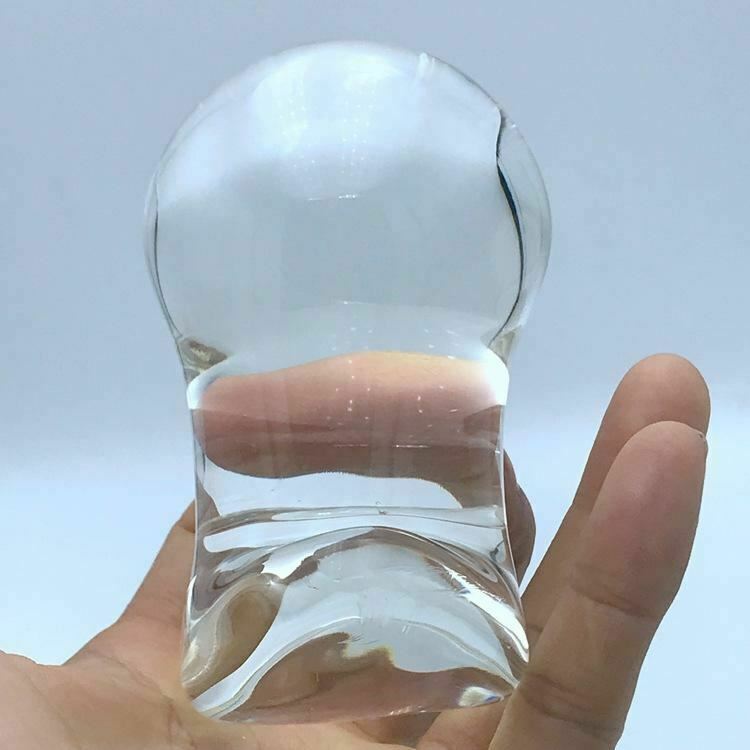 60Mm Large Crystal Anal Ball Dilator Butt Plug Glass Dildo