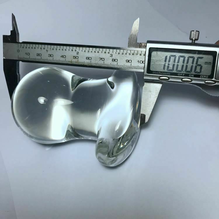 60Mm Large Crystal Anal Ball Dilator Butt Plug Glass Dildo