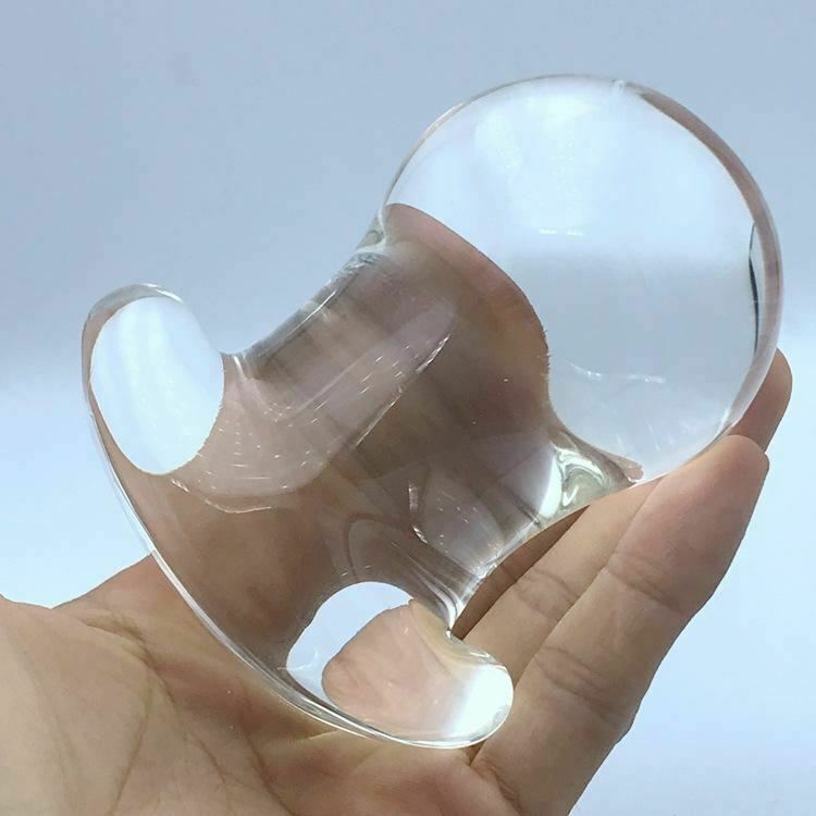 60Mm Large Crystal Anal Ball Dilator Butt Plug Glass Dildo