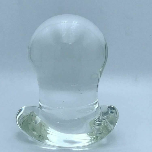 60Mm Large Crystal Anal Ball Dilator Butt Plug Glass Dildo