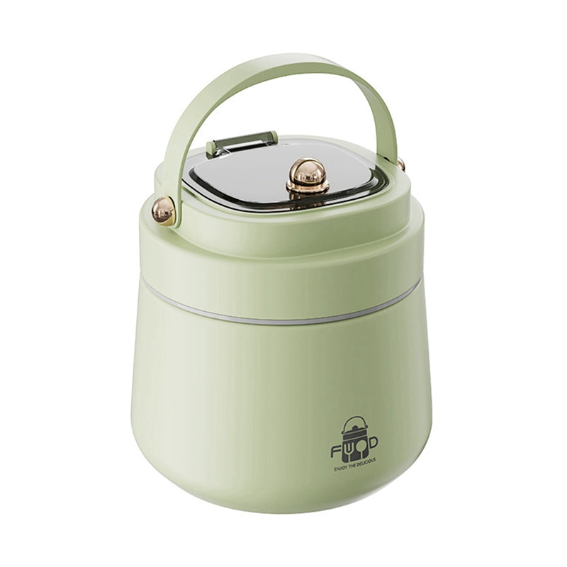 Adults Stainless Steel Insulated Lunch Box With Spoon And Fork Bag Leak Proof Keeps Food Warm
