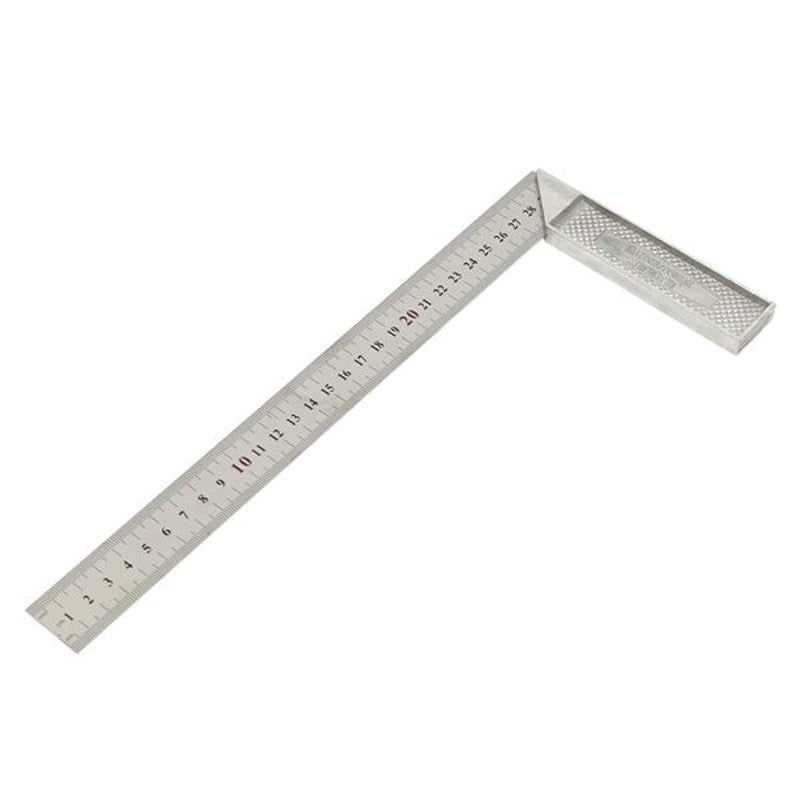 30Cm12 Inch Metal Engineers Try Square Set Measurement Tool Right Angle 90 Degrees L Shape