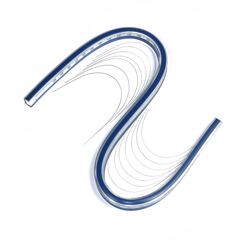 30Cm Flexible Curve Ruler Drafting Soft Measuring Drawing Tool