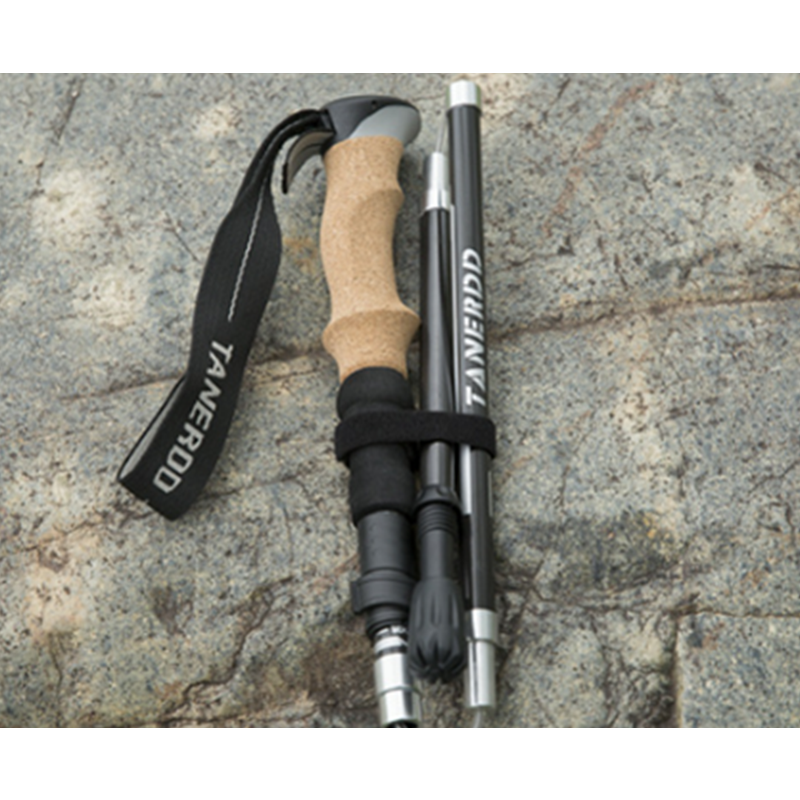 30Cm Trekking Pole Carbon Telescopic Folding Outer Lock Mountaineering Hiking Outdoor Walking Stick