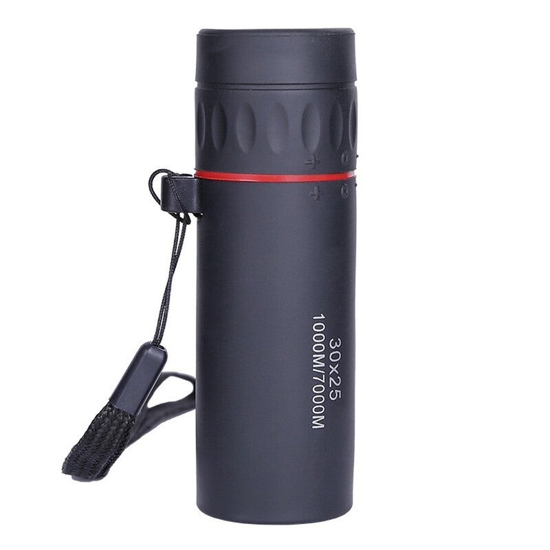 30X25 Mini Portable Hd Optical Monocular Black