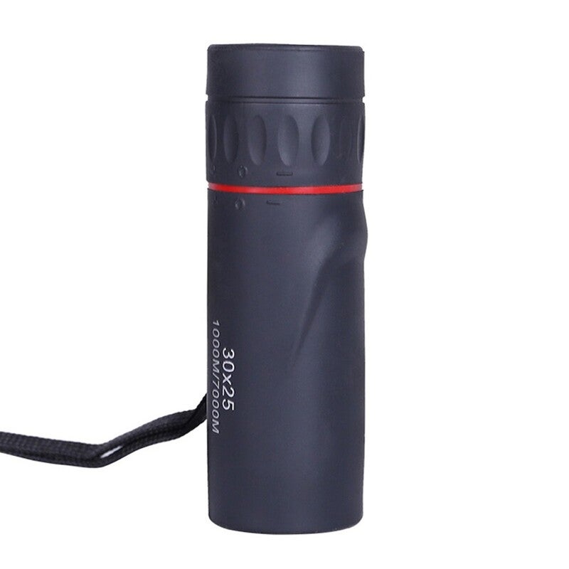 30X25 Mini Portable Hd Optical Monocular Black