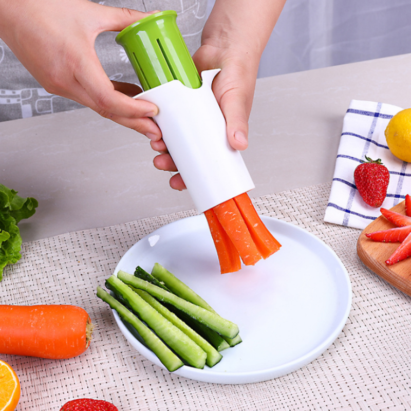 Creative Vegetable Cutters Fruit Kitchen Cucumber Carrot Divider Strawberry